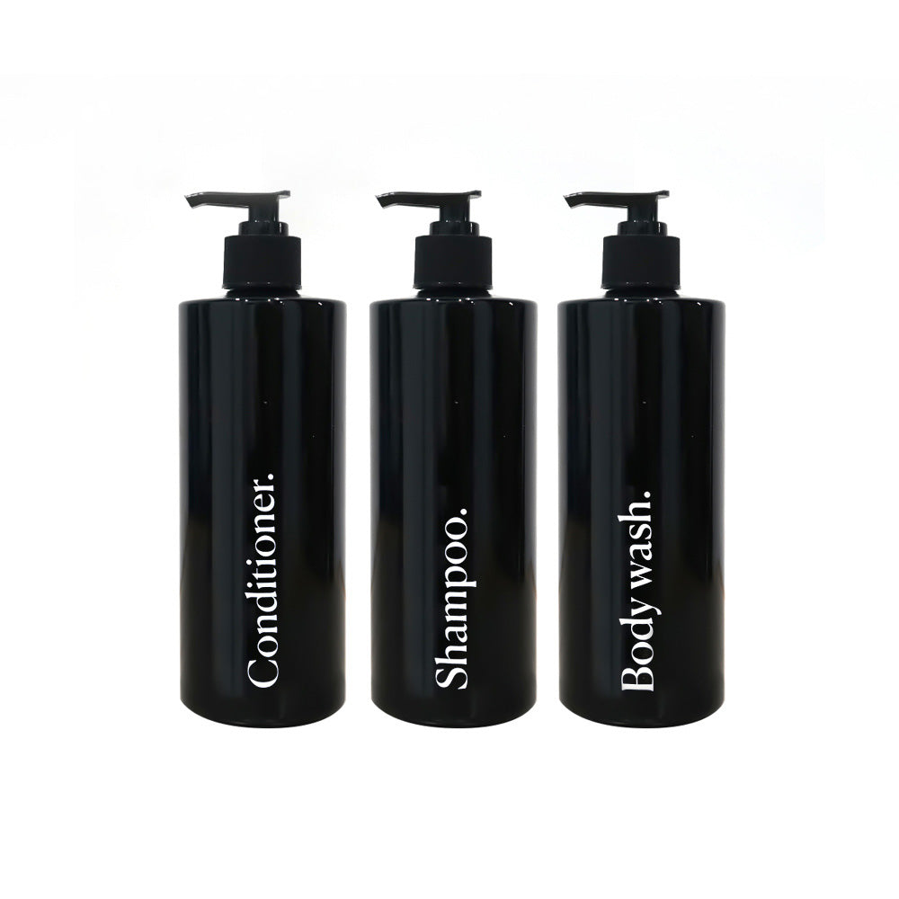 Bathroom Pump Dispenser Black