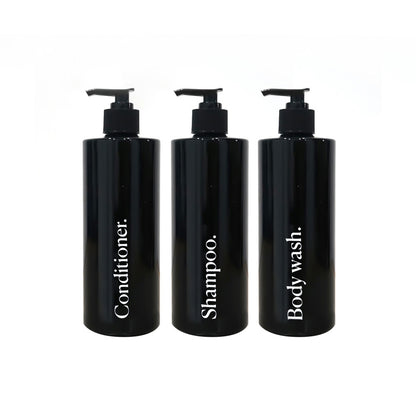 Bathroom Pump Dispenser Black