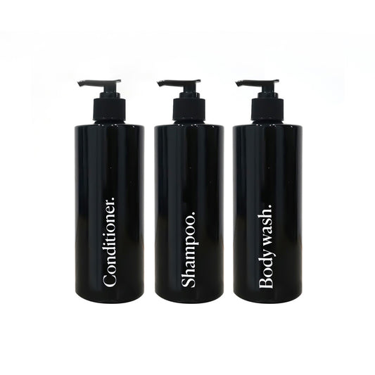Bathroom Pump Dispenser Black