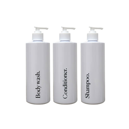 Bathroom Pump Dispenser White
