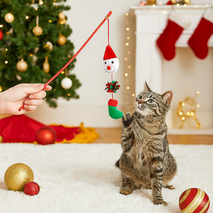 Teaser Cat Toy Christmas Design