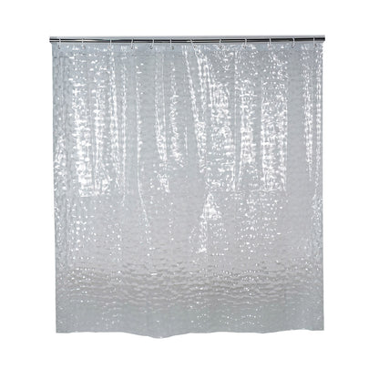 3D Fish Scale Peva Shower Curtain 180cmx180cm