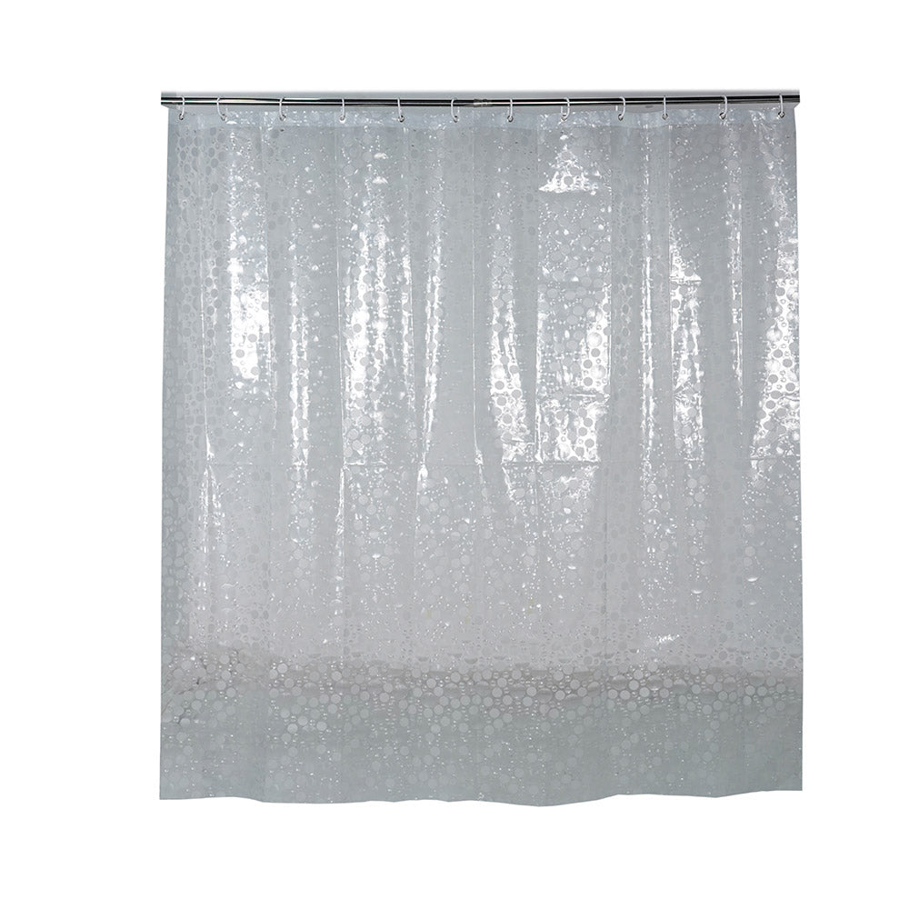 3D Ring Peva Shower Curtain 180cmx180cm
