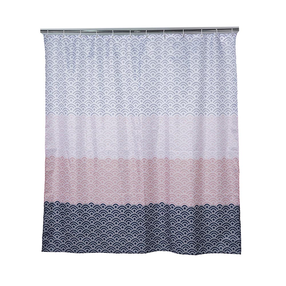 Colour Stripes Shower Curtain 180cmx180cm