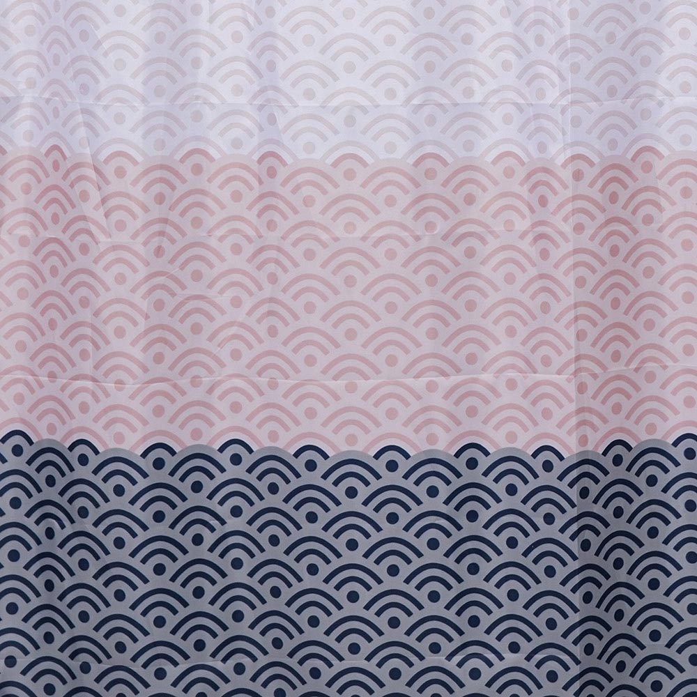 Colour Stripes Shower Curtain 180cmx180cm
