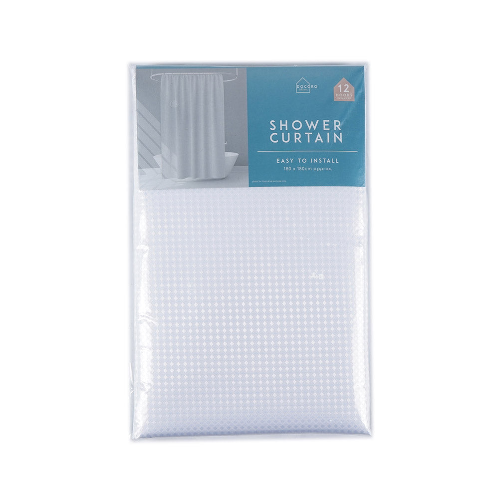 Waffle Shower Curtain 180cmx180cm