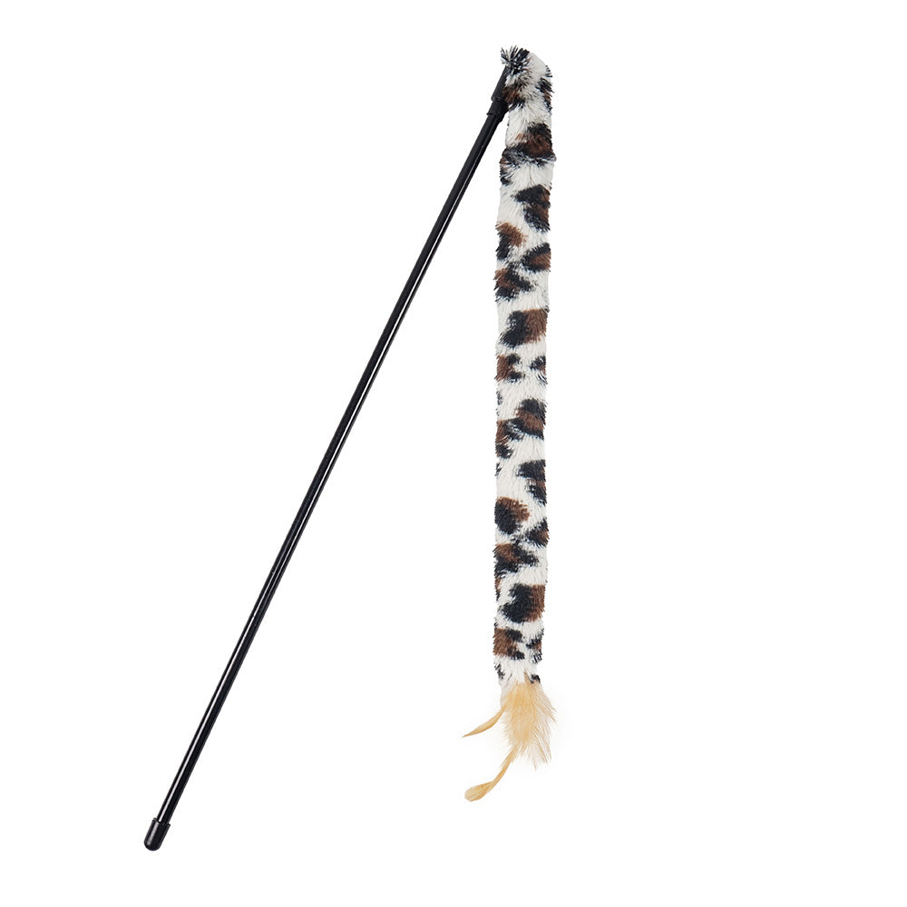 Cat Teaser Wand Toy With Feather