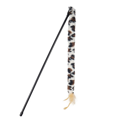 Cat Teaser Wand Toy With Feather