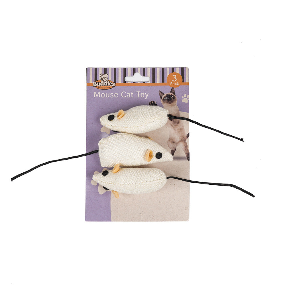 3 Mouse Cat Toy