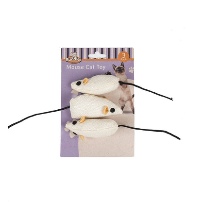 3 Mouse Cat Toy