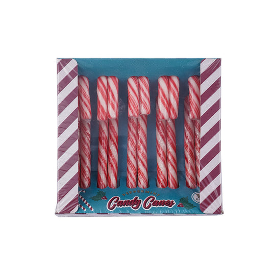 Peppermint Flavour Red Candy Canes 10x12g