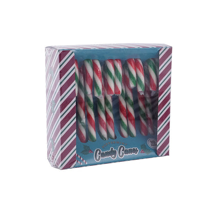 Peppermint Flavour Red & Green Candy Canes 10x12g