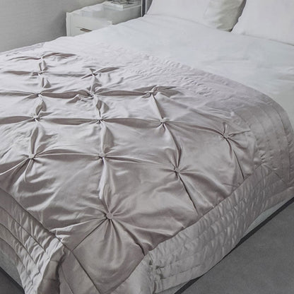 Buttoned Bedspread Natural 140X200Cm
