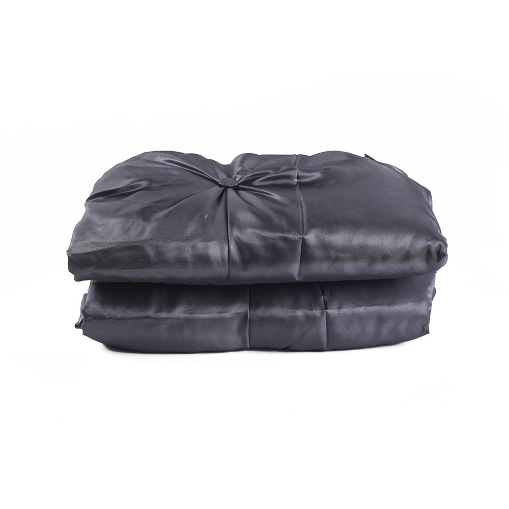 Buttoned Bedspread Charcoal 140X200Cm