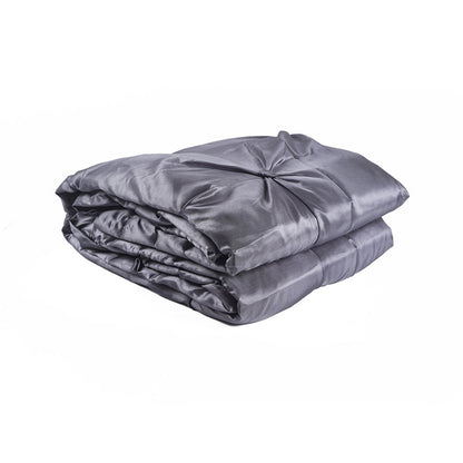 Buttoned Bedspread Charcoal 140X200Cm