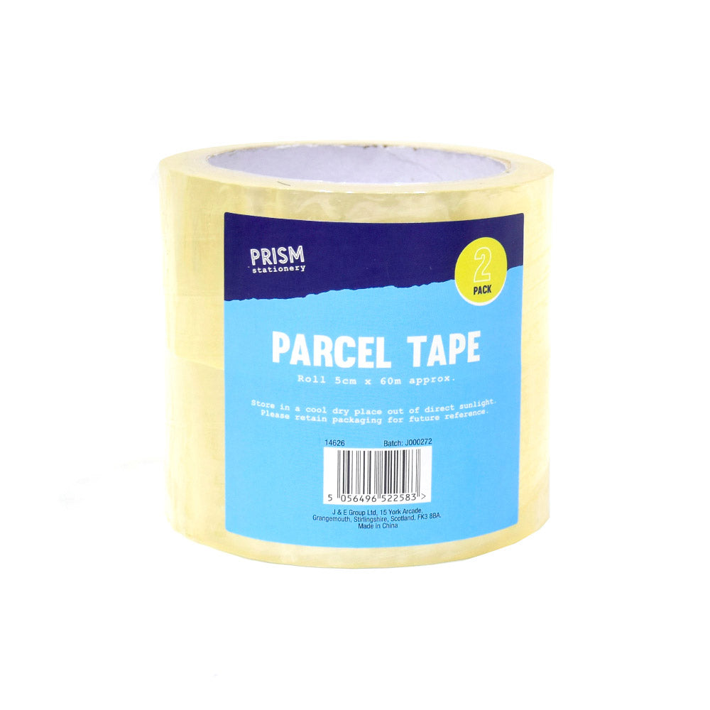 Parcel Tape 2 Rolls 5cm x 6m