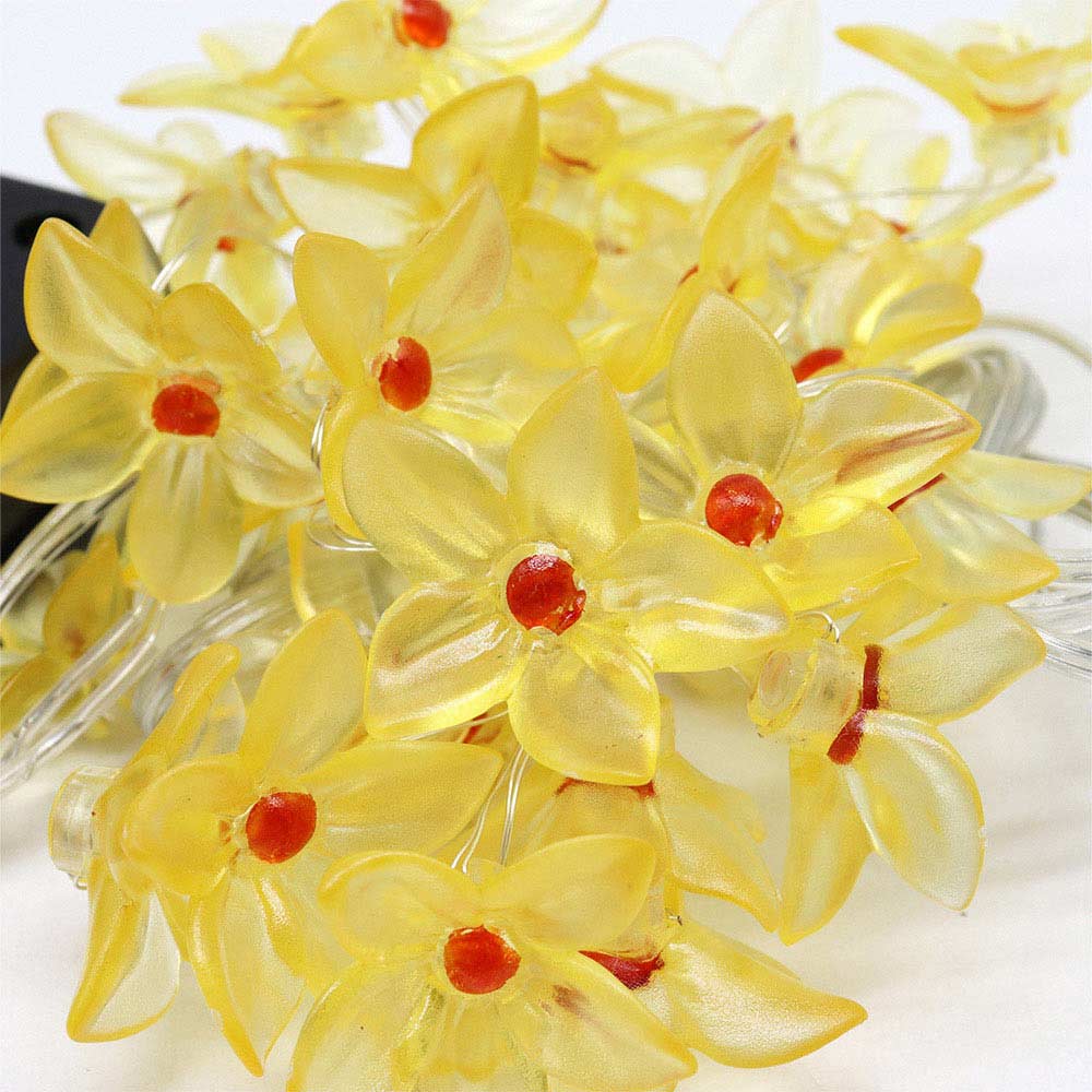 30 Solar LED Lily Flower String Lights