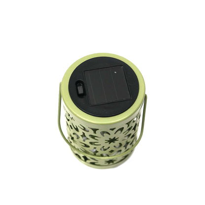 Solar Metal Cutout Lantern