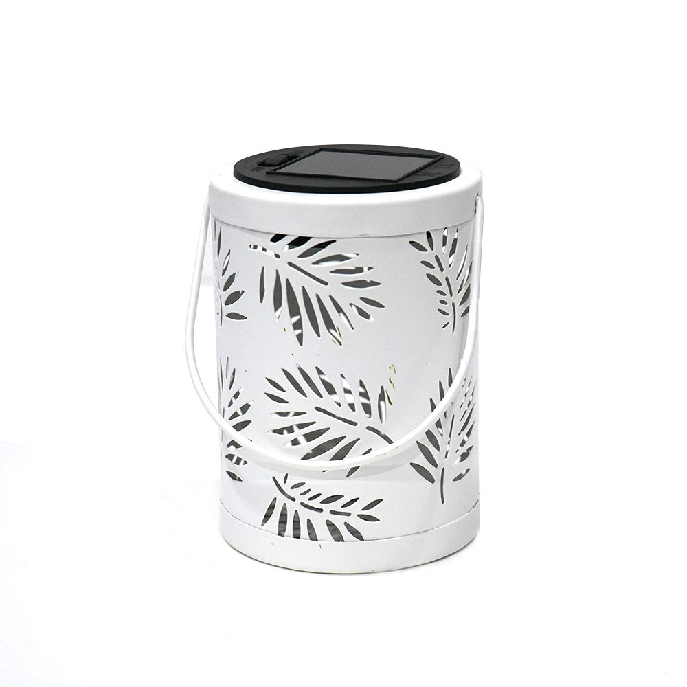 Solar Metal Cutout Lantern