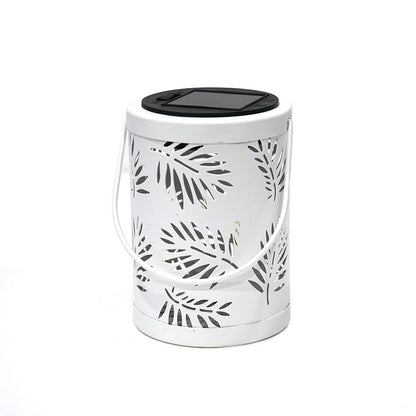 Solar Metal Cutout Lantern