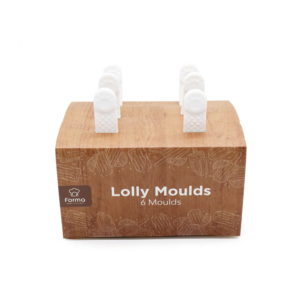 Ice Lolly & Ice Cream Moulds 6Pk
