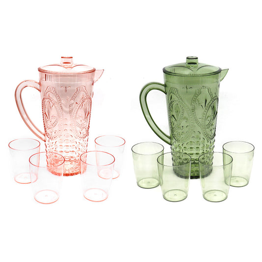 Picnic Jug & 4 Cups Set