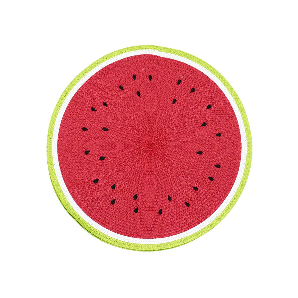 Round Watermelon Placemat 2Pc