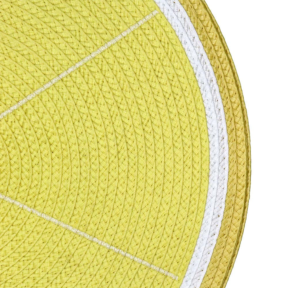 Round Lemon Placemat 2Pc