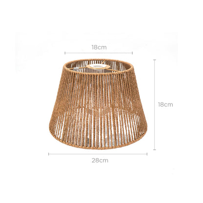 Woven Paper String Ceiling Lamp Shade 28Cm X 18Cm