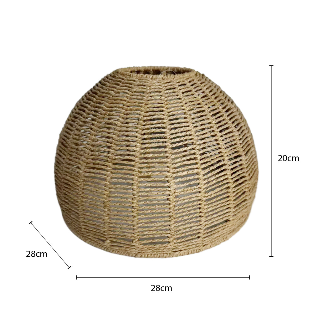 Haning Round Wicker Lampsahde