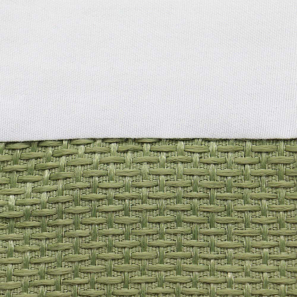 Lime Jacquard Panel Duvet Set King Size