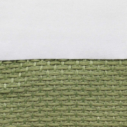 Lime Jacquard Panel Duvet Set King Size