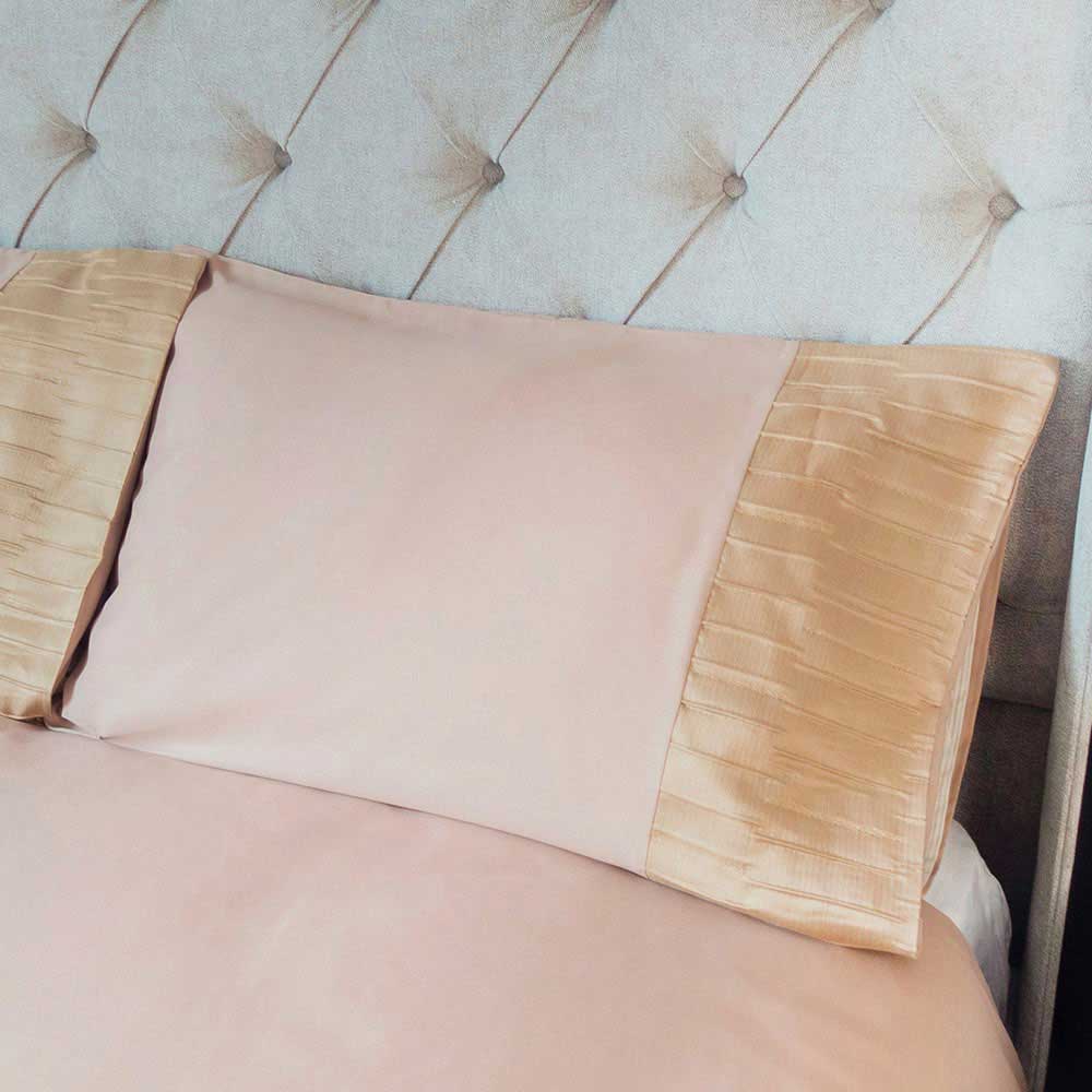 Natural Jacquard Linen Beige Duvet Set Single Size