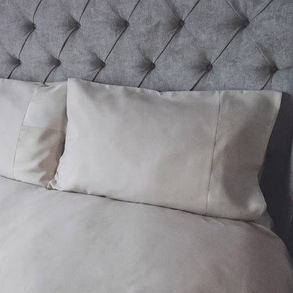 Natural Jacquard Cream Duvet Set King Size