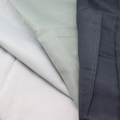 Grey Panel With Fitting Sheet Duvet Set Double Size