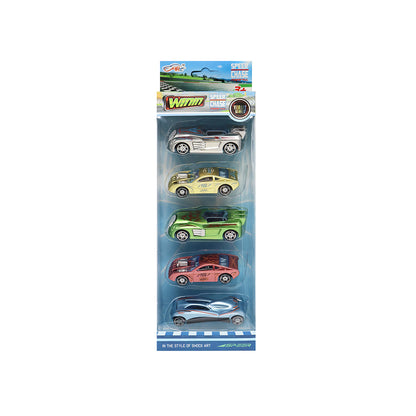 Speed Chase Free Wheel Metal Car Set