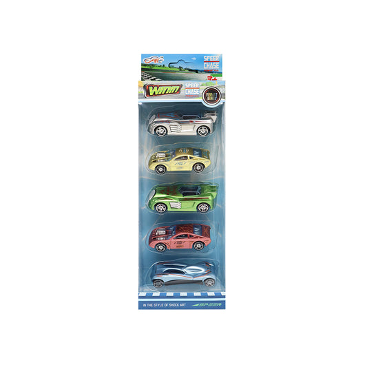 Speed Chase Free Wheel Metal Car Set