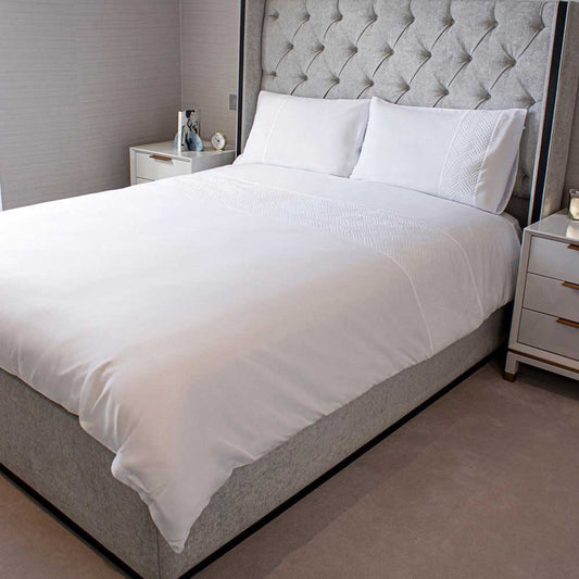 Pinsonic White Duvet Set 2Pcs Single Size