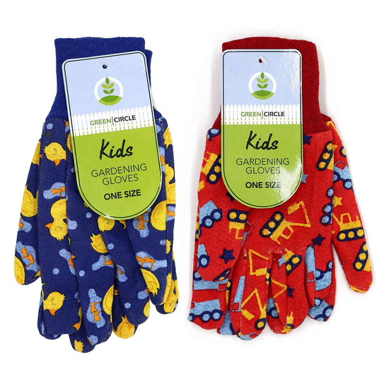 Kids Garden Gloves Blue&Red