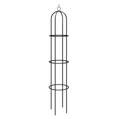 Metal Garden Obelisk Climbing Plant Steel Frame 40cmx190cm