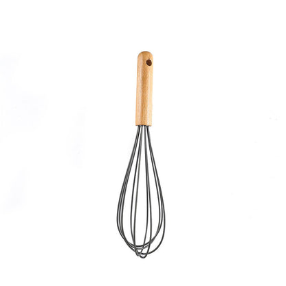 Silicone & Wood Whisk