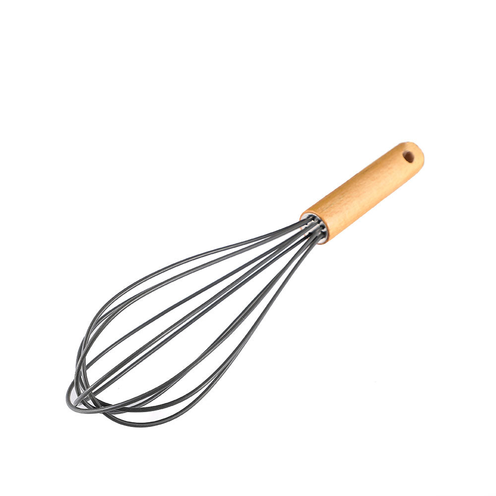 Silicone & Wood Whisk