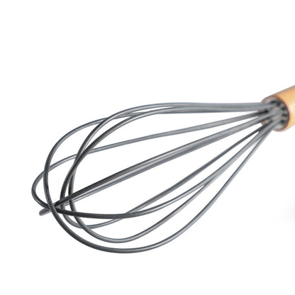 Silicone & Wood Whisk