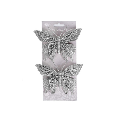 Glitter Decorative Clips 2PK