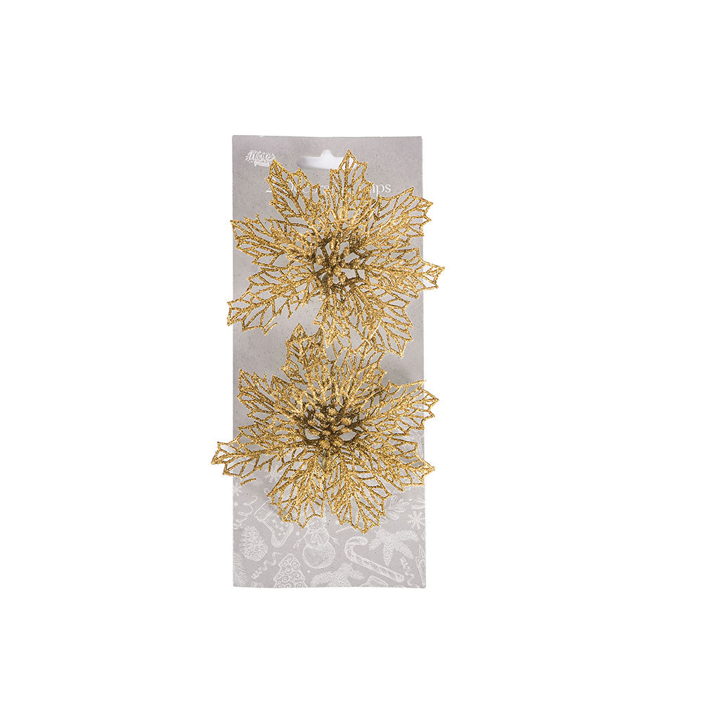Glitter Decorative Clips 2PK