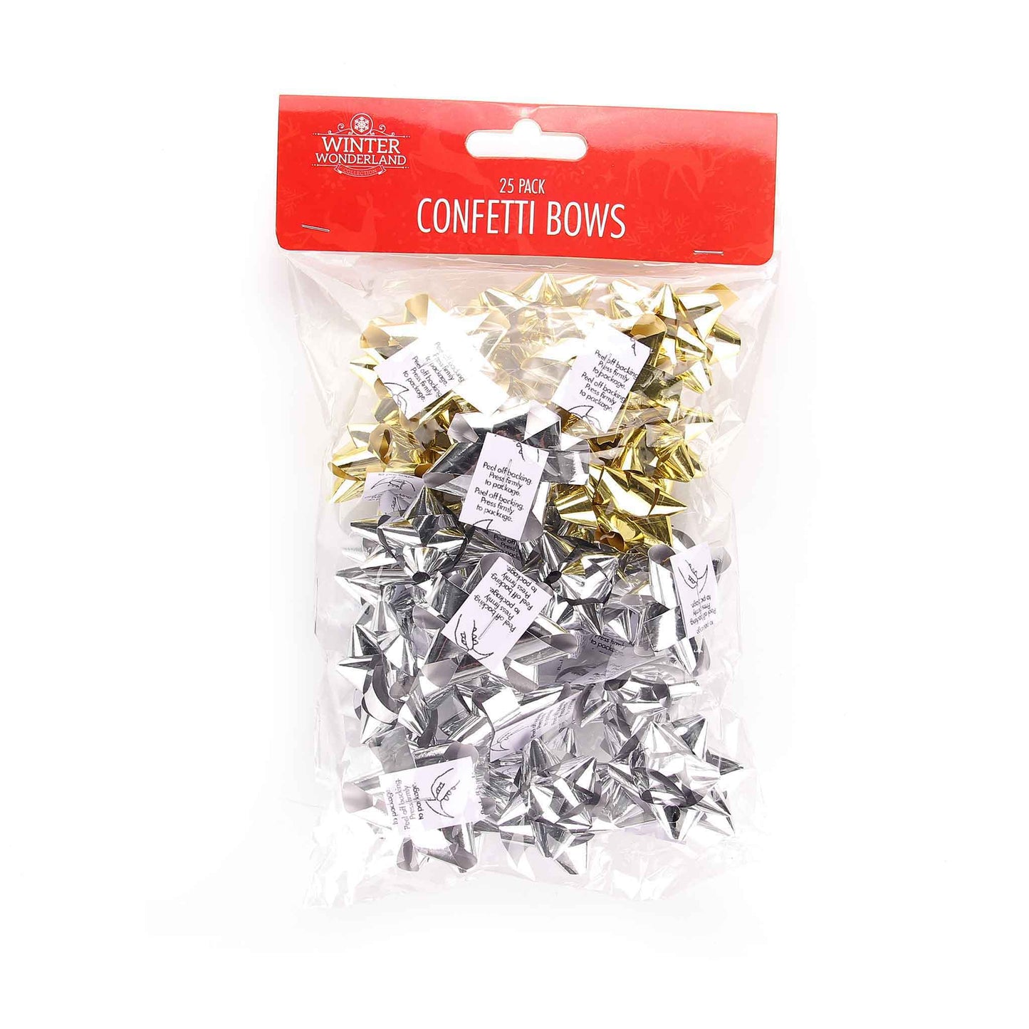 Confetti Bows 25PK