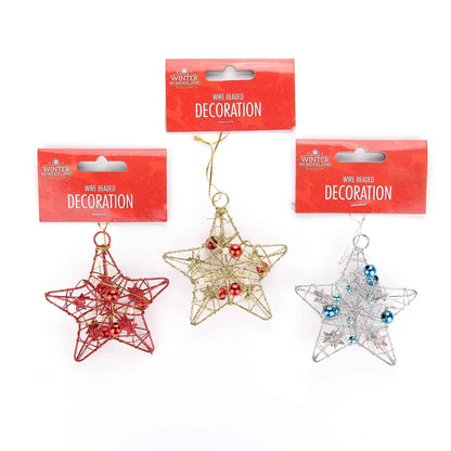 Wire Glitter Bead Decoration