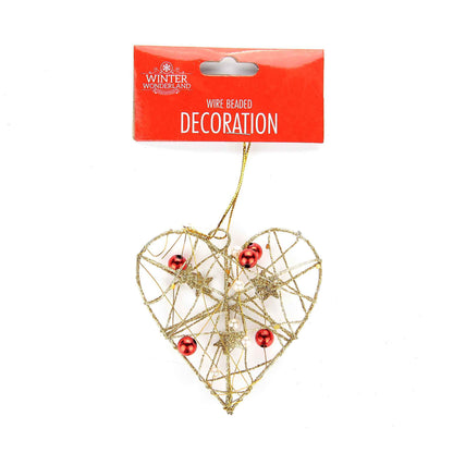 Wire Glitter Bead Decoration