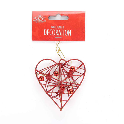 Wire Glitter Bead Decoration