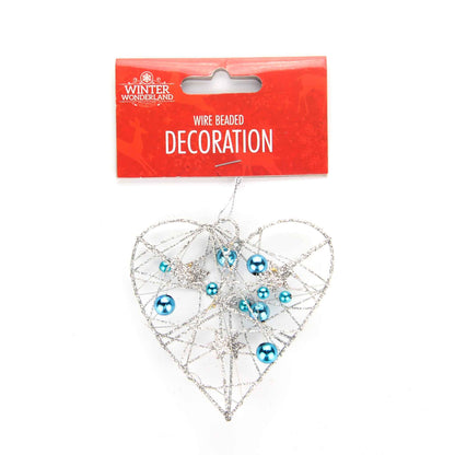 Wire Glitter Bead Decoration